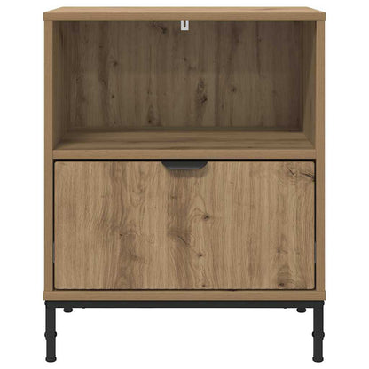 Bedside Tables with Drawer 2 pcs Artisan oak 49 x 36 x 61 cm