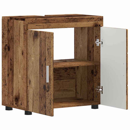 Bathroom Cabinet Set TULUM Old Wood 60 x 34 x 63 cm