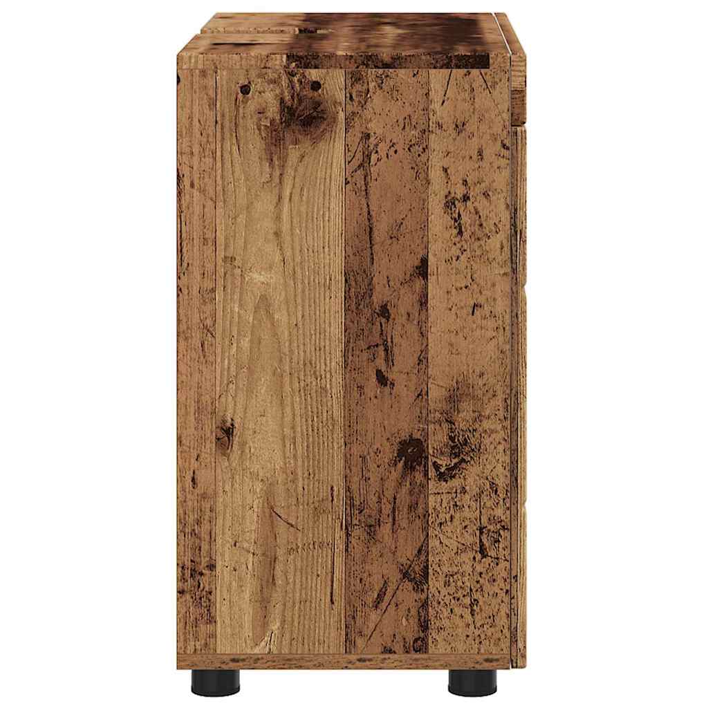 Bathroom Cabinet Set TULUM Old Wood 60 x 34 x 63 cm