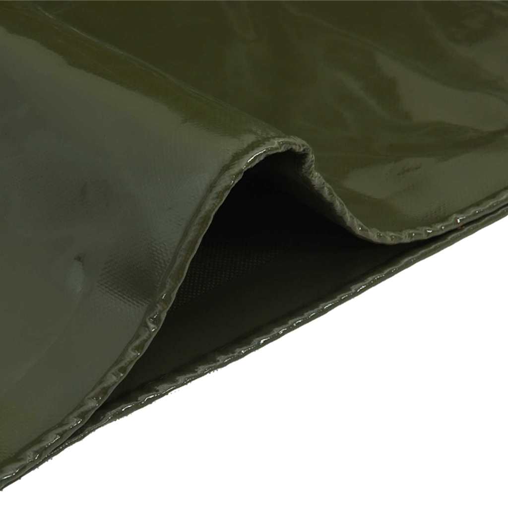 Tarpaulin 650g / m² Olive Green 3 x 3 m Canvas with PVC Coating