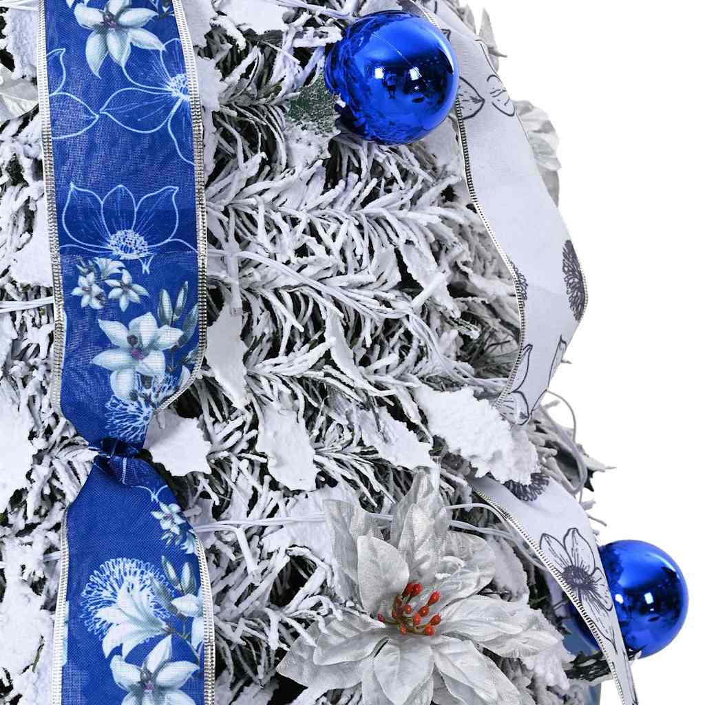 Artificial Christmas Tree with 100 LEDs White 150 cm PVC