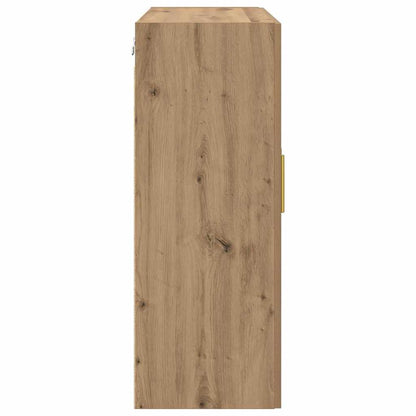 Wall Mounted Cabinets 2 pcs Artisan oak 69.5 x 34 x 90 cm