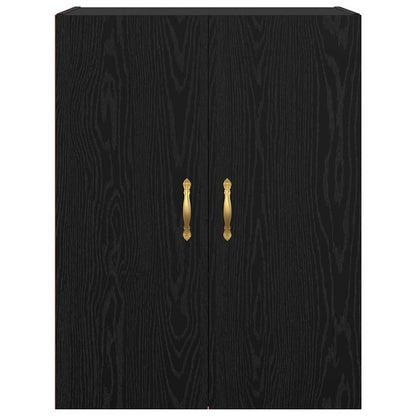 Wall Mounted Cabinets 2 pcs Black oak 69.5 x 34 x 90 cm