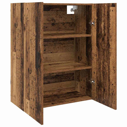 Wall Mounted Cabinets 2 pcs Old wood 69.5 x 34 x 90 cm