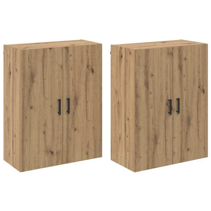 Wall Mounted Cabinets 2 pcs Artisan oak 69.5 x 34 x 90 cm