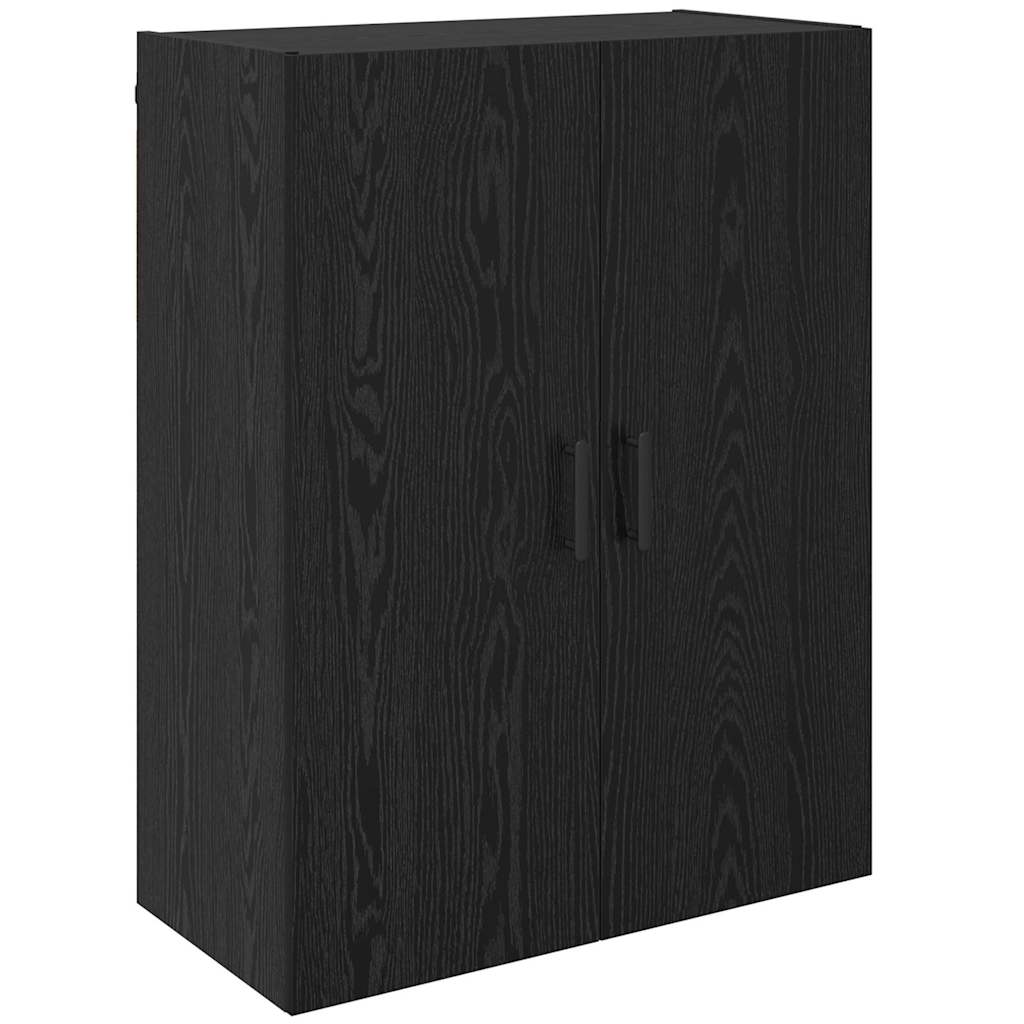 Wall Mounted Cabinets 2 pcs Black oak 69.5 x 34 x 90 cm