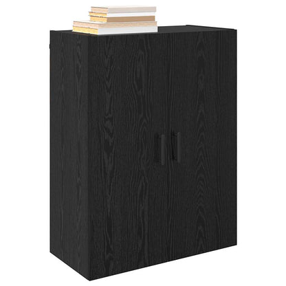 Wall Mounted Cabinets 2 pcs Black oak 69.5 x 34 x 90 cm