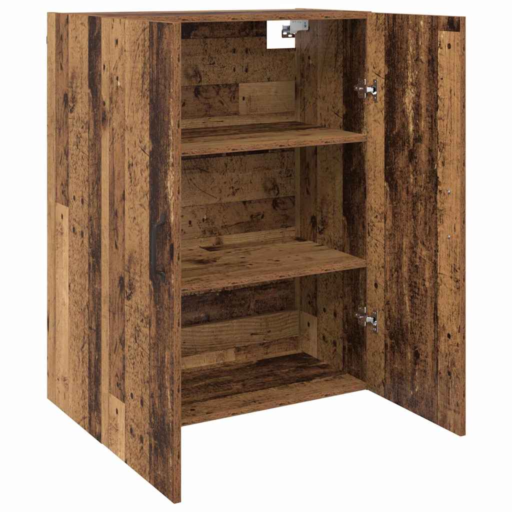 Wall Mounted Cabinets 2 pcs Old wood 69.5 x 34 x 90 cm