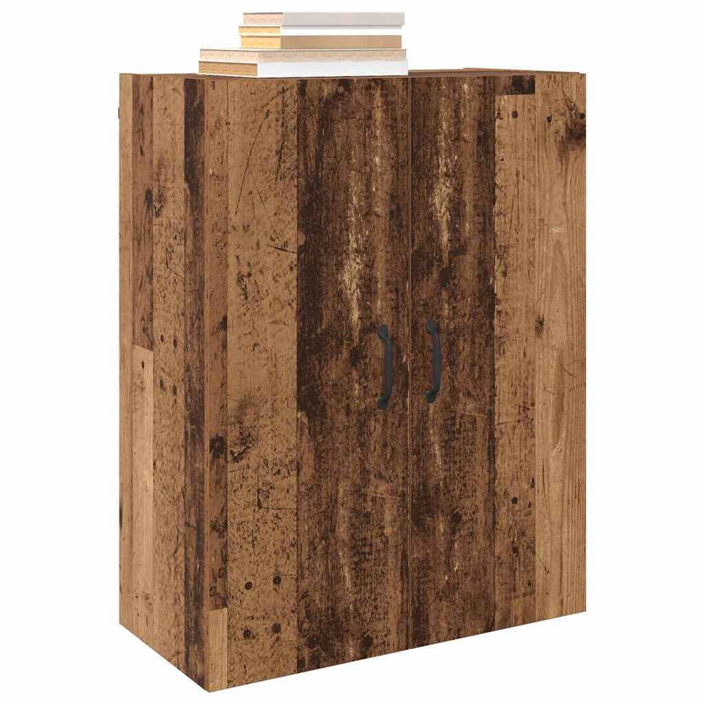 Wall Mounted Cabinets 2 pcs Old wood 69.5 x 34 x 90 cm