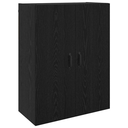 Wall Mounted Cabinets 2 pcs Black oak 69.5 x 34 x 90 cm