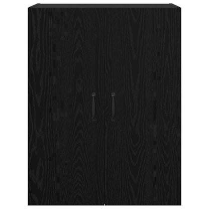 Wall Mounted Cabinets 2 pcs Black oak 69.5 x 34 x 90 cm