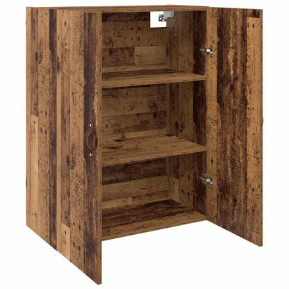 Wall Mounted Cabinets 2 pcs Old wood 69.5 x 34 x 90 cm