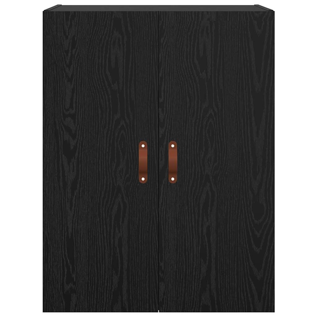 Wall Mounted Cabinets 2 pcs Black oak 69.5 x 34 x 90 cm