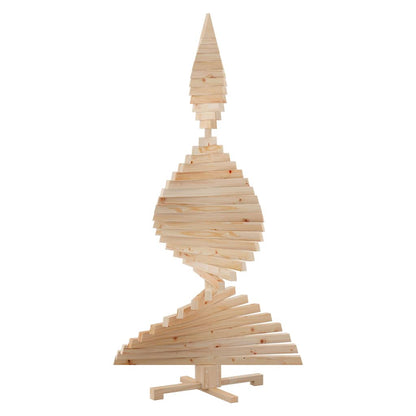 Christmas Trees with Stand Natural 180 cm Solid pine wood