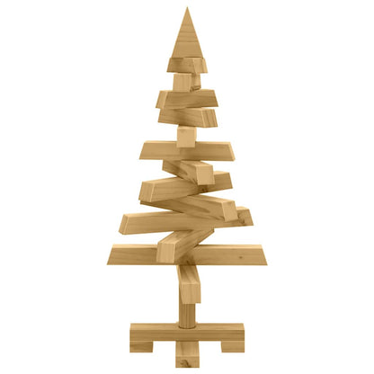 Christmas Trees with Stand Brown 60 cm Solid pine wood