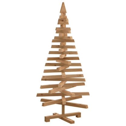 Christmas Trees with Stand Brown 120 cm Solid pine wood