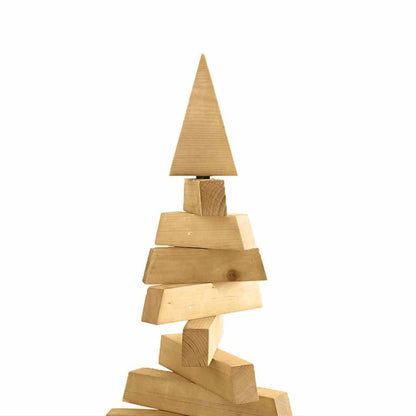 Christmas Trees with Stand Brown 180 cm Solid pine wood