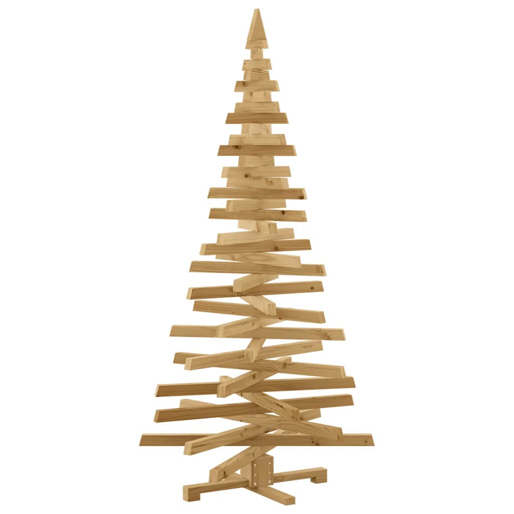 Christmas Trees with Stand Brown 180 cm Solid pine wood