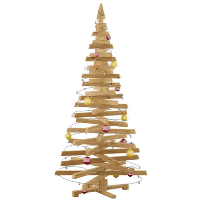 Christmas Trees with Stand Brown 180 cm Solid pine wood