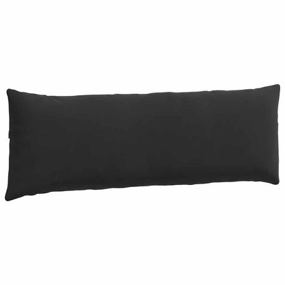 Sofa Pillows 2 pcs Black 120 x 40 cm Corduroy Fabric