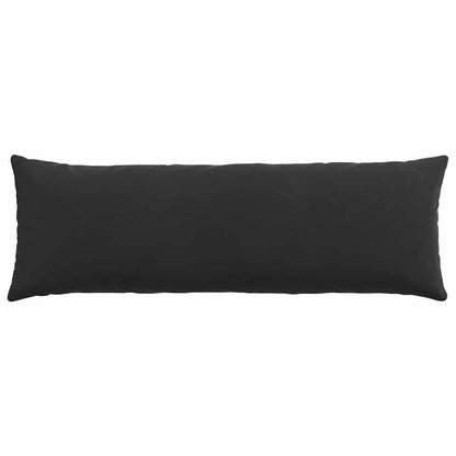 Sofa Pillows 2 pcs Black 120 x 40 cm Corduroy Fabric