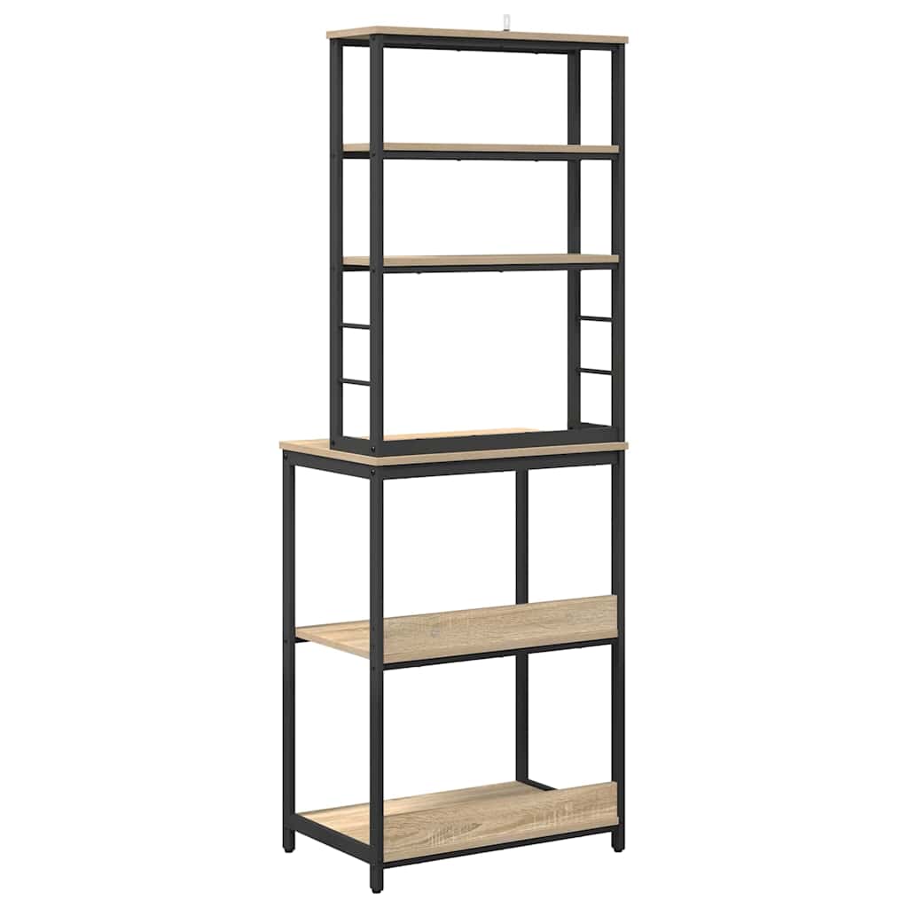 Kitchen Shelf Sonoma Oak 60 x 40 x 168 cm Engineered Wood