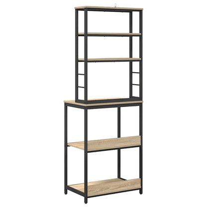 Kitchen Shelf Sonoma Oak 60 x 40 x 168 cm Engineered Wood