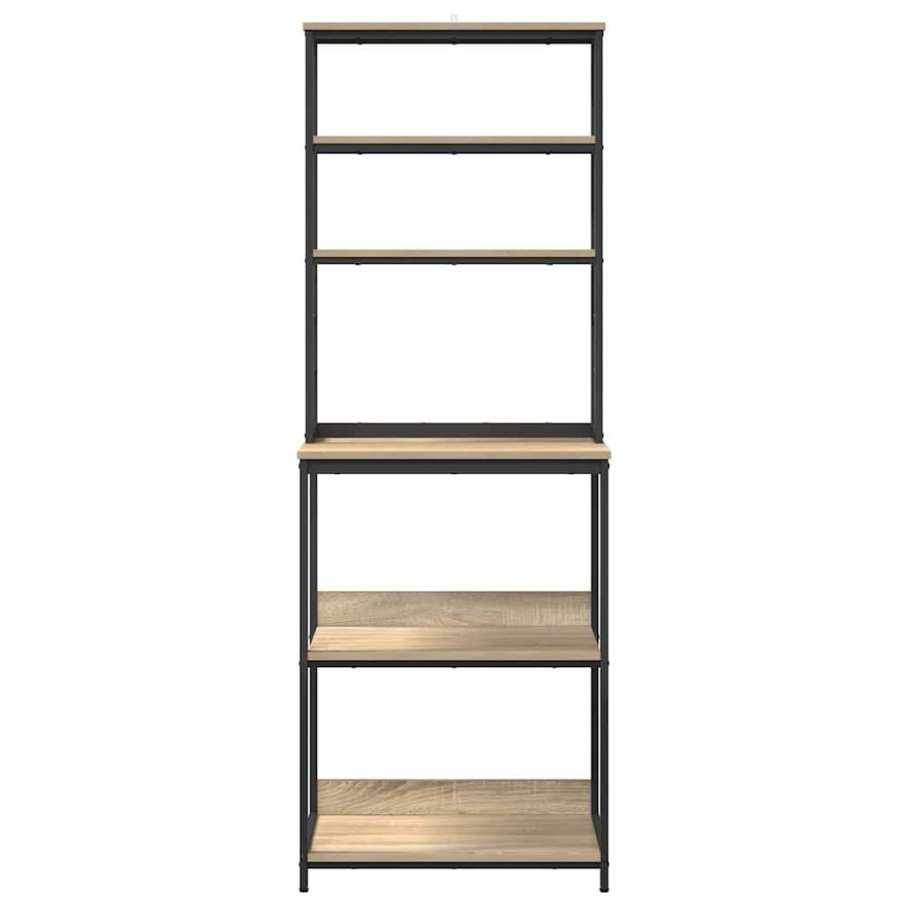 Kitchen Shelf Sonoma Oak 60 x 40 x 168 cm Engineered Wood