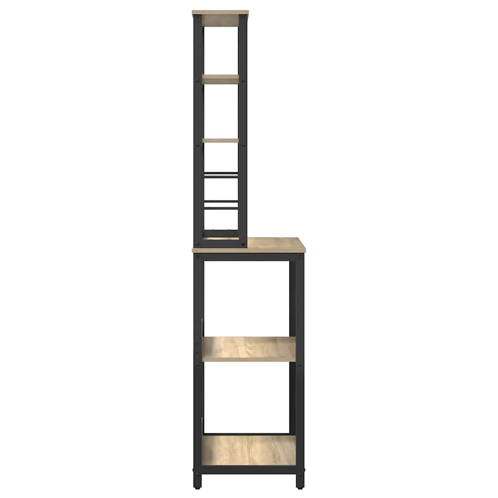 Kitchen Shelf Sonoma Oak 60 x 40 x 168 cm Engineered Wood