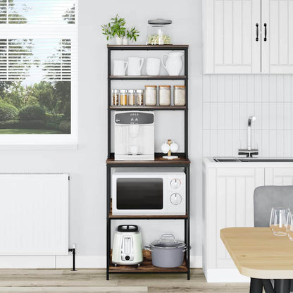 Kitchen Shelf Smoked Oak 60 x 40 x 168 cm Engineered Wood