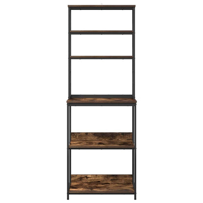 Kitchen Shelf Smoked Oak 60 x 40 x 168 cm Engineered Wood