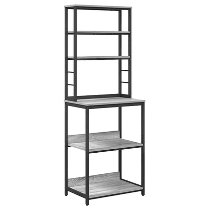 Kitchen Shelf Grey Sonoma 60 x 40 x 168 cm Engineered Wood