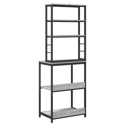 Kitchen Shelf Grey Sonoma 60 x 40 x 168 cm Engineered Wood