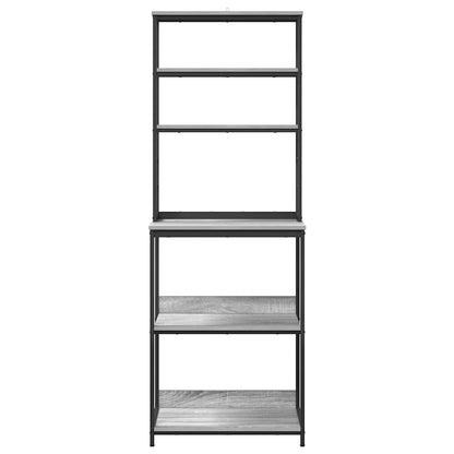 Kitchen Shelf Grey Sonoma 60 x 40 x 168 cm Engineered Wood