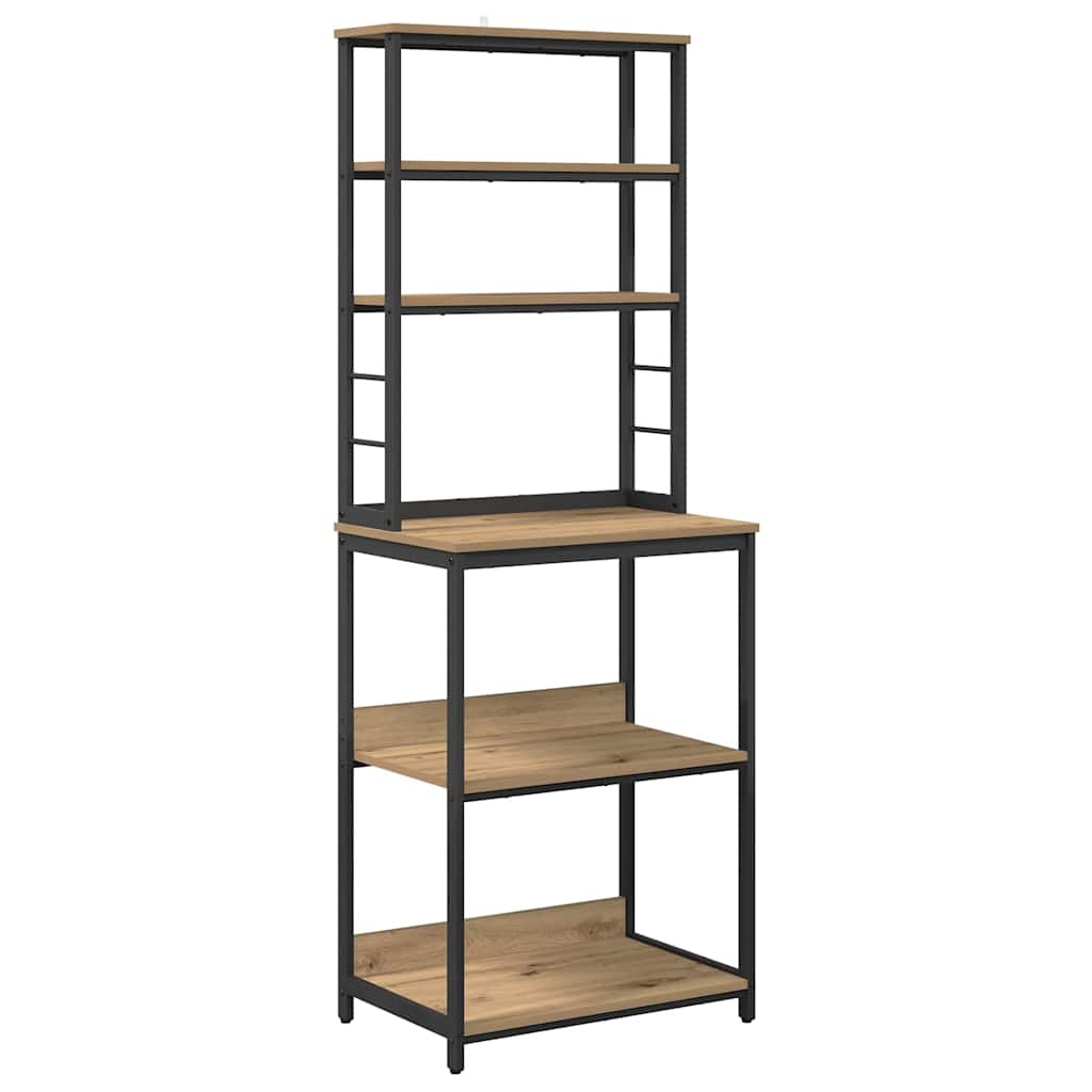 Kitchen Shelf Artisan Oak 60 x 40 x 168 cm Engineered Wood