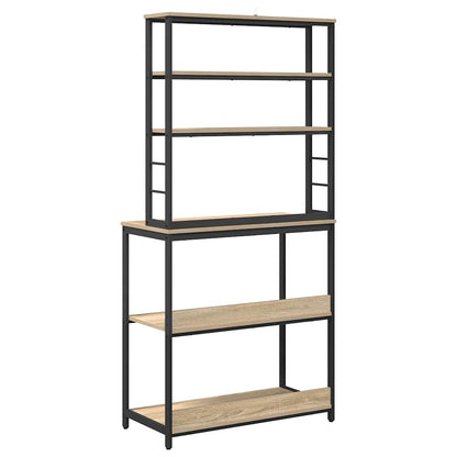 Kitchen Shelf Sonoma Oak 80 x 40 x 168 cm Engineered Wood