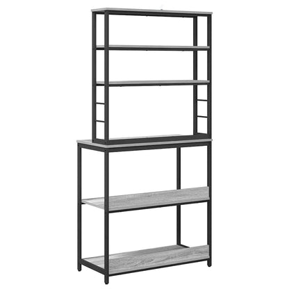 Kitchen Shelf Grey Sonoma 80 x 40 x 168 cm Engineered Wood