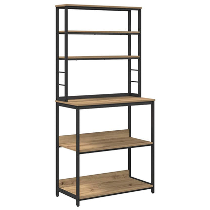 Kitchen Shelf Artisan Oak 80 x 40 x 168 cm Engineered Wood