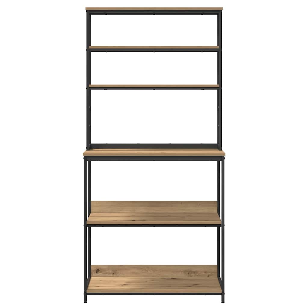 Kitchen Shelf Artisan Oak 80 x 40 x 168 cm Engineered Wood