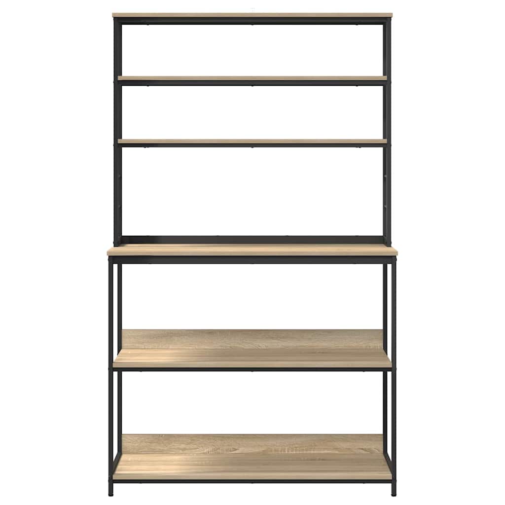 Kitchen Shelf Sonoma Oak 100 x 40 x 168 cm Engineered Wood