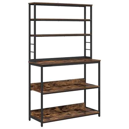 Kitchen Shelf Smoked Oak 100 x 40 x 168 cm Engineered Wood