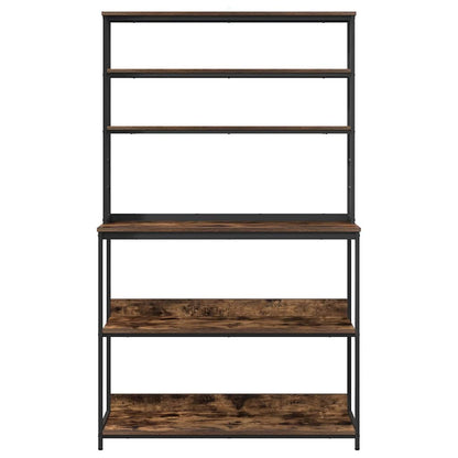 Kitchen Shelf Smoked Oak 100 x 40 x 168 cm Engineered Wood