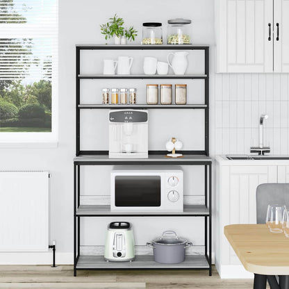 Kitchen Shelf Grey Sonoma 100 x 40 x 168 cm Engineered Wood