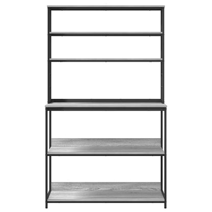 Kitchen Shelf Grey Sonoma 100 x 40 x 168 cm Engineered Wood