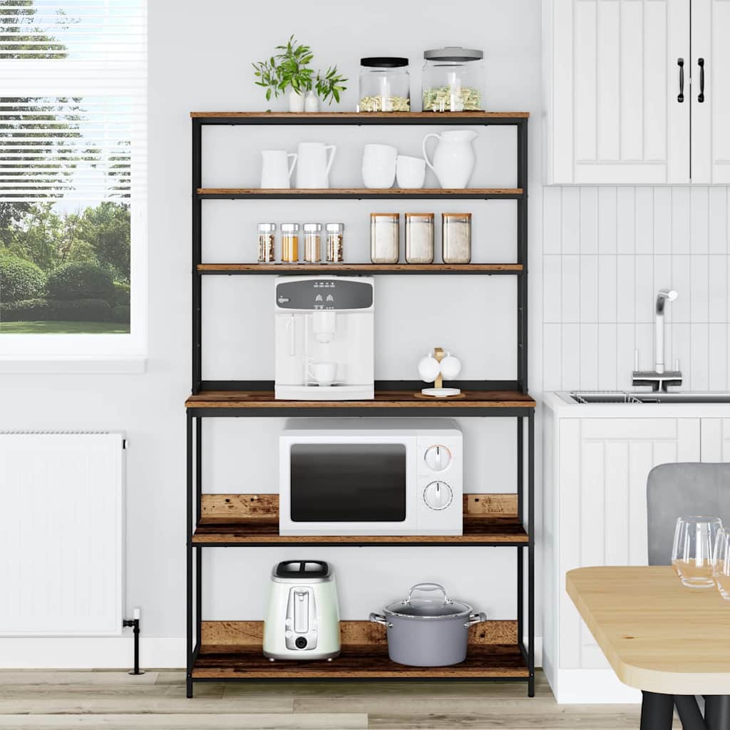 Kitchen Shelf Old Wood 100 x 40 x 168 cm Engineered Wood