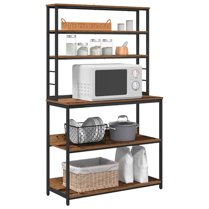 Kitchen Shelf Old Wood 100 x 40 x 168 cm Engineered Wood