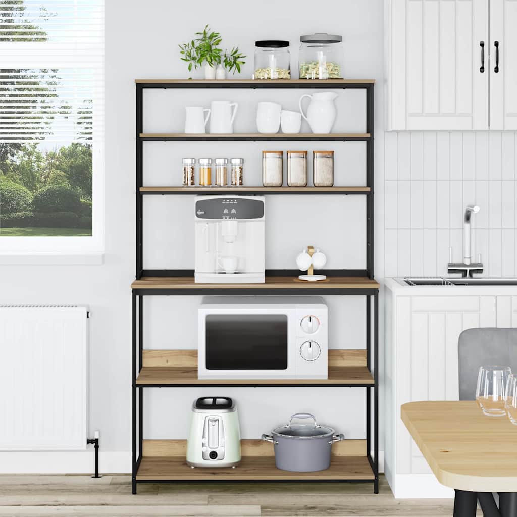 Kitchen Shelf Artisan Oak 100 x 40 x 168 cm Engineered Wood