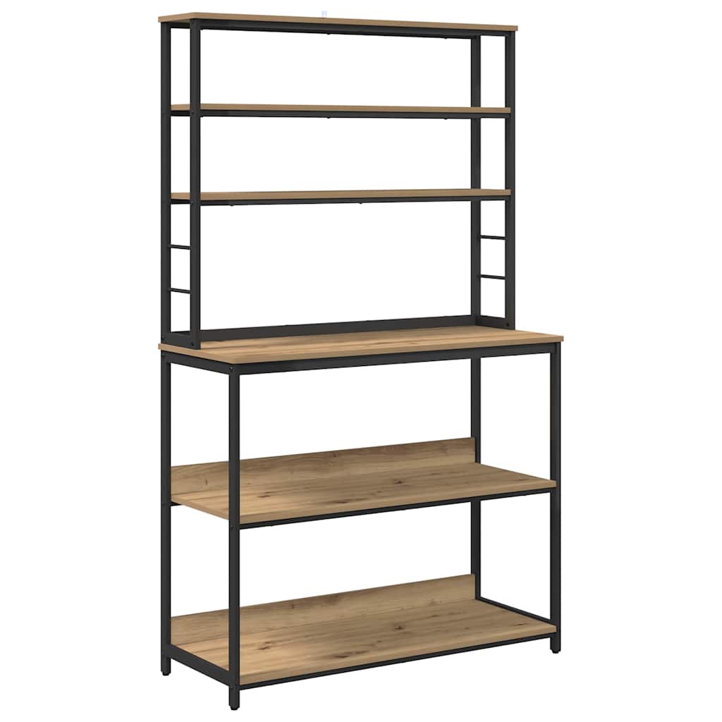 Kitchen Shelf Artisan Oak 100 x 40 x 168 cm Engineered Wood