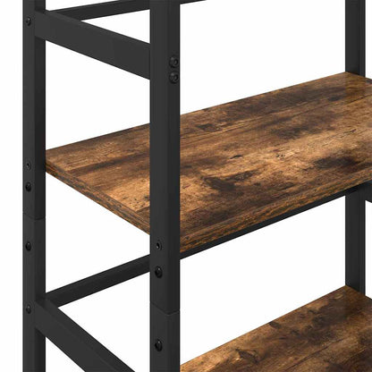 Bookshelf Smoked Oak 60 x 29.5 x 149 cm Engineered Wood