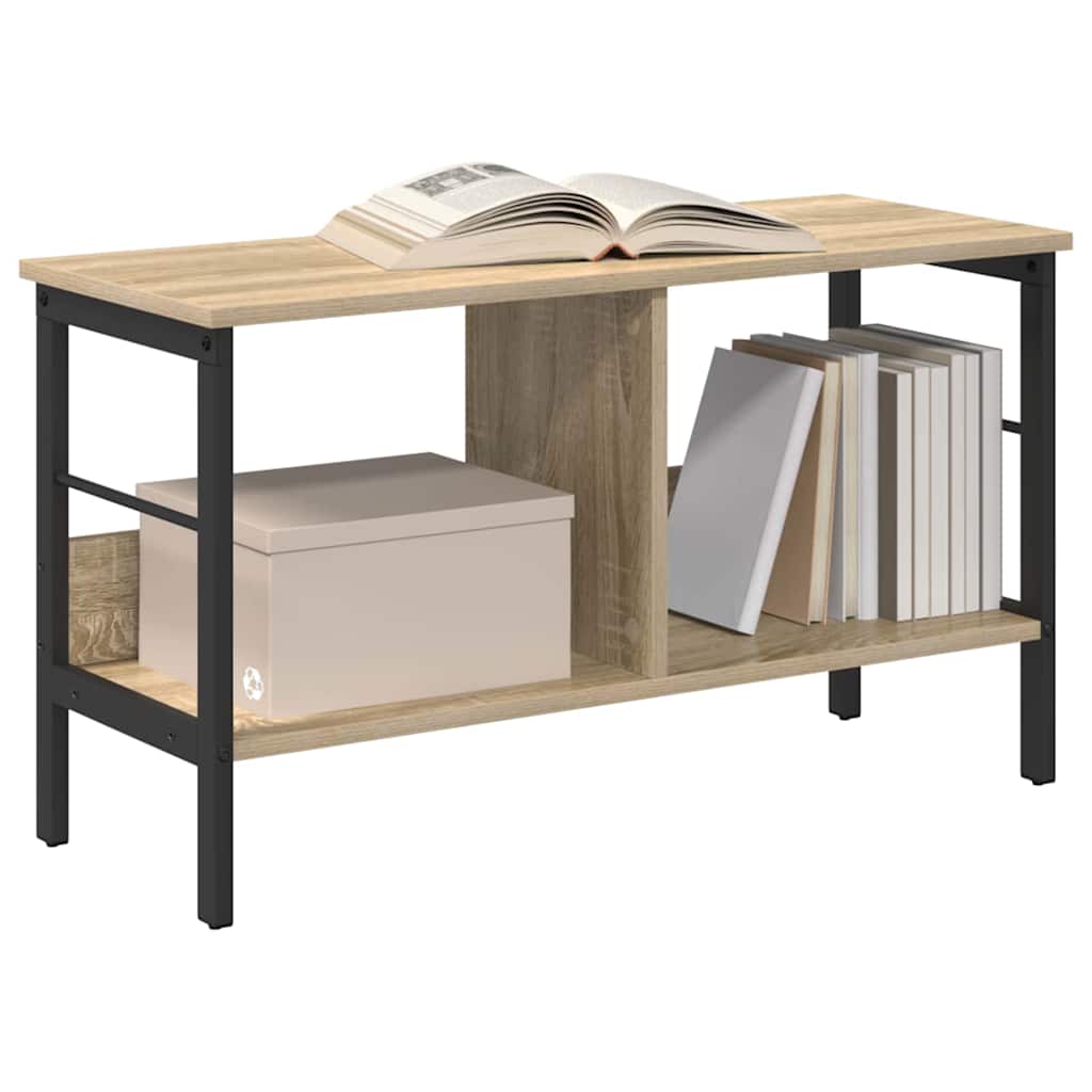 Bookshelf Sonoma Oak 82 x 32 x 47 cm Engineered Wood